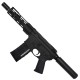 AR-15 Semi Auto .300 AAC Blackout Pistol Top Cut Custom 7" MLOK - Black 
