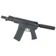 AR15 Micro .300 BLK Pistol Billet Upper/ Lower 5" Barrel Custom M-Lok Handguard -BLACK