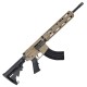 American Built Custom AR 7.62x39 Rifle 16" Barrel M4 Stock 12" QuadRail Handguard - Magpul FDE