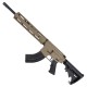 American Built Custom AR 7.62x39 Rifle 16" Barrel M4 Stock 12" QuadRail Handguard - Magpul FDE