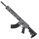 American Built Custom AR 7.62x39 Rifle 16" Barrel M4 Stock 12" QuadRail Handguard - Sniper Grey