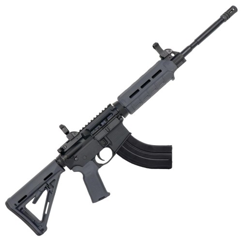 AR 7.62x39 Magpul MOE Style Semi Automatic Rifle 16" Nitride Barrel - Sniper Grey