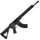 AR-15 7.62x39 Rifle 16" Barrel Slick Side Billet Upper / Lower 13" Custom M-LOK Handguard - Black