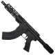 AR 7.62X39 Semi Auto Pistol 7.5" Barrel 7" Custom D-Cut Front MLOK Handguard Black