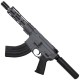 AR 7.62X39 Semi Auto Pistol SBA3 Style Top Cut Custom 7" MLOK- Sniper Grey