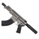 AR15 Micro 7.62x39 Pistol Billet Upper/ Lower 5" Barrel Custom M-Lok Handguard -TUNGSTEN