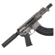 AR15 Micro 7.62x39 Pistol Billet Upper/ Lower 5" Barrel Custom M-Lok Handguard -TUNGSTEN
