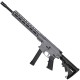 AR 9mm Rifle 16" Barrel Slick Side Billet Upper / Lower 13" Custom M-LOK Handguard- Sniper Grey