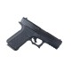 Custom 9mm Pistol G19 Style GGP Frame w/ USP Custom Cerakote Graphite Black Slide - 15 Rd. 