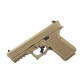 Custom 9mm Pistol G19 Style GGP FDE Frame w/ USP Custom Cerakote Flat Dark Earth Slide - 15 Rd. 