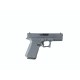 Custom 9mm Pistol G19 Style Pistol Sniper Grey Frame w/ USP Custom Cerakote Sniper Grey Slide - 15 Rd.