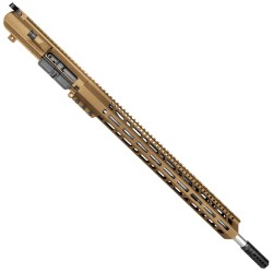AR10/LR.308 RIFLE UPPER ASSEMBLY 20" STAINLESS BARREL 18" FULL TOP PICATINNY RAIL M-LOK HANDGUARD-BRONZE AR10/LR.308 RIFLE UPPER ASSEMBLY 20" STAINLESS BARREL 18" FULL TOP PICATINNY RAIL M-LOK HANDGUARD-BRONZE