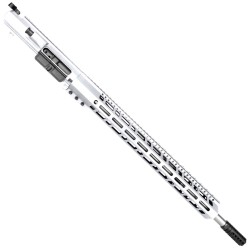 AR10/LR.308 RIFLE UPPER ASSEMBLY 20" STAINLESS BARREL 18" FULL TOP PICATINNY RAIL M-LOK HANDGUARD - WHITE AR10/LR.308 RIFLE UPPER ASSEMBLY 20" STAINLESS BARREL 18" FULL TOP PICATINNY RAIL M-LOK HANDGUARD - WHITE