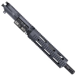 AR15 .223/5.56 Pistol Upper Assembly 10" Quadrail Handguard Complete w/ BCG & Charging Handle - Sniper Grey AR15 .223/5.56 Pistol Upper Assembly 10" Quadrail Handguard Complete w/ BCG & Charging Handle - Sniper Grey