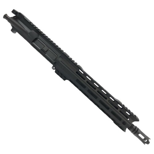 AR15 .223/5.56 Pistol Upper Assembly 10" Barrel Custom 10" Top Cut Hybrid MLOK Handguard Complete w/ BCG & Charging Handle