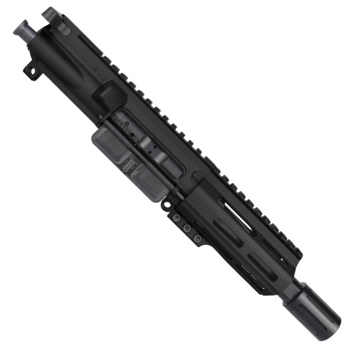 AR15 .223/5.56 Micro Pistol Upper Assembly 5" Barrel MLOK Handguard w/ BCG & Charging Handle - Black