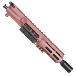 AR15 .223/5.56 Micro Pistol Upper Assembly 5" Barrel MLOK Handguard w/ BCG & Charging Handle - ROSE AR15 .223/5.56 Micro Pistol Upper Assembly 5" Barrel MLOK Handguard w/ BCG & Charging Handle - ROSE