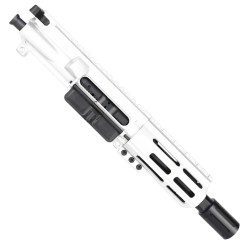 AR15 .223/5.56 Micro Pistol Upper Assembly 5" Barrel MLOK Handguard w/ BCG & Charging Handle - WHITE AR15 .223/5.56 Micro Pistol Upper Assembly 5" Barrel MLOK Handguard w/ BCG & Charging Handle - WHITE
