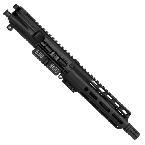 AR15 .223/5.56 Pistol Upper Assembly MLOK Handguard Complete w/ BCG & Charging Handle - Black