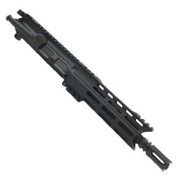 AR15 .223/5.56 Pistol Upper Assembly 7" Barrel Custom 7" Top Cut Hybrid MLOK Handguard Complete w/ BCG & Charging Handle AR15 .223/5.56 Pistol Upper Assembly 7" Barrel Custom 7" Top Cut Hybrid MLOK Handguard Complete w/ BCG & Charging Handle