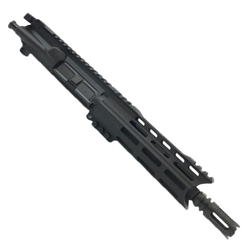 AR15 .223/5.56 Pistol Upper Assembly 7" Barrel Custom 7" Top Cut Hybrid MLOK Handguard Complete w/ BCG & Charging Handle