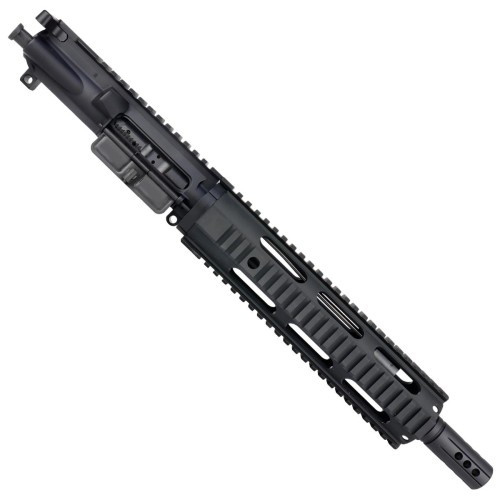 AR15 .300 Blackout Pistol Upper Assembly 10" Quadrail Handguard Complete w/ BCG & Charging Handle - Black