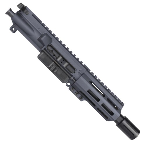 AR15 .300 Blackout Micro Pistol Upper Assembly 5" Barrel MLOK Handguard w/ BCG & Charging Handle - SNIPER GREY 