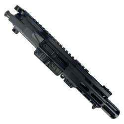 AR .40 S&W Billet Pistol Upper Assembly 4" Barrel Custom MLOK Handguard Complete w/ BCG & Charging Handle-Black AR .40 S&W Billet Pistol Upper Assembly 4" Barrel Custom MLOK Handguard Complete w/ BCG & Charging Handle-Black