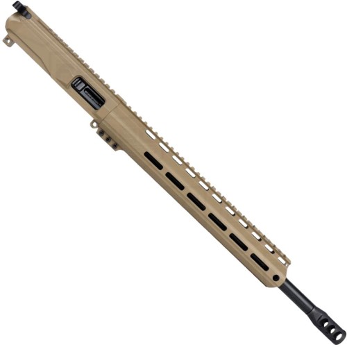 AR9 9mm Rifle Billet Upper Assembly 16" Barrel MLOK Handguard Complete w/ BCG & Charging Handle - Cerakote FDE