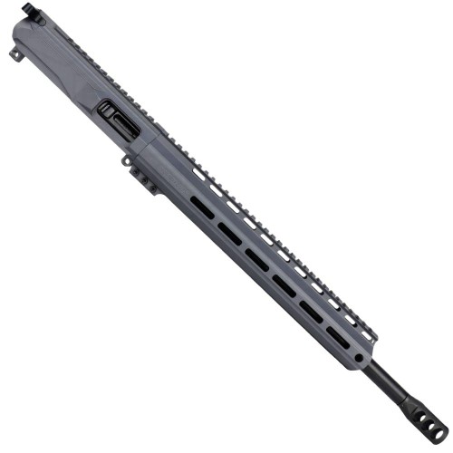 AR9 9mm Rifle Billet Upper Assembly 16" Barrel MLOK Handguard Complete w/ BCG & Charging Handle - Cerakote Sniper Grey