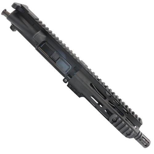 AR-15 Pistol Upper Assembly .223/5.56 1:7 Black 7.5" Barrel With 7" Custom M-LOK Handguard & Charging Handle