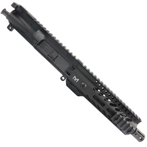 AR-15 Pistol Upper Assembly .223/5.56 7.5" Barrel 1/7 Twist With 7" Slim M-LOK Handguard & Charging Handle