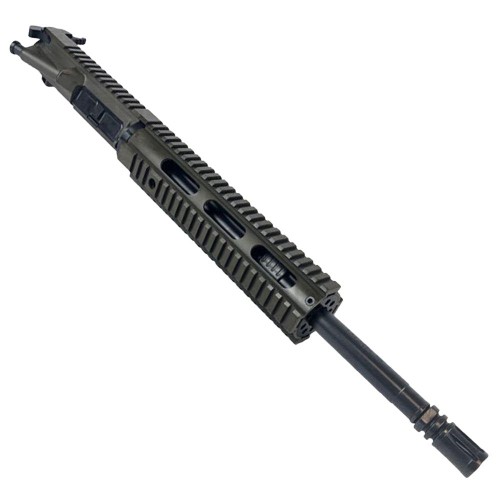 AR-15 Cerakote ODG 16" Upper Build 5.56 NATO Barrel 12" Quad Rail 