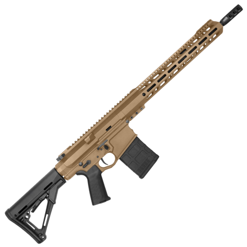 LR-308 Semi-Auto 16" AR-10 Rifle - Burnt Bronze