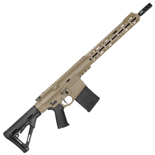 LR-308 Semi-Auto 16" AR-10 Rifle - Flat Dark Earth