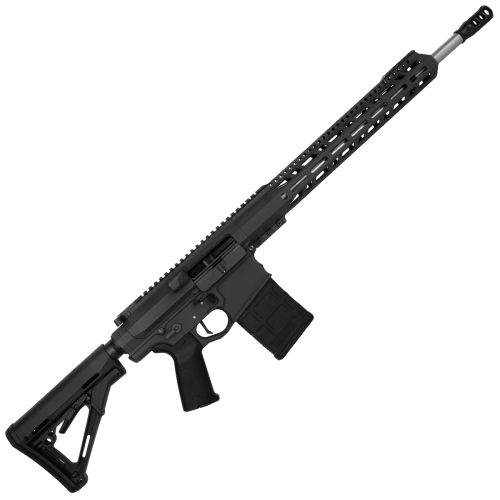 LR-308 Semi-Auto 18" Rifle w/ Stainless Barrel - Black