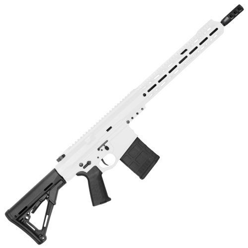 LR-308 Semi-Auto 16" AR-10 Rifle - White