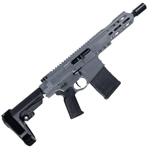 LR-308 7.75" AR-10 Braced Pistol - Sniper Gray