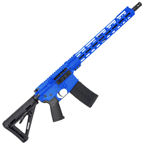 AR-15 5.56 NATO Rifle 16" Barrel 15" Hybrid MLOK Handguard MOE - Flame Blue