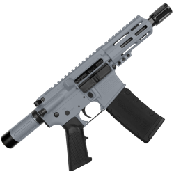 AR15 Micro .300 Blackout Pistol 5" Barrel 4" M-Lok Handguard w/ Micro Buffer System - Sniper Gray
