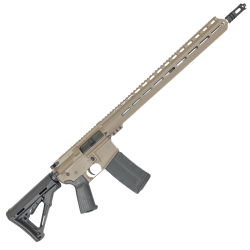 AR-15 .223 WYLDE Semi Auto .223/5.56 Rifle 18" Stainless Barrel 17" Custom MLOK Rail - Flat Dark Earth