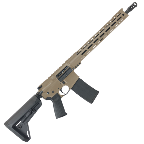 AR-15 Semi Auto .300 Blackout Rifle 16" Barrel Adjustable SL Stock - Flat Dark Earth