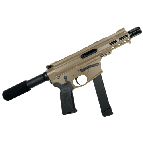 Slick Side 4" 9mm AR Pistol - Flat Dark Earth